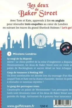 Les deux de Baker Street Tome 1 : Missions Londres. Textes en français et anglais, Pascal Brissy