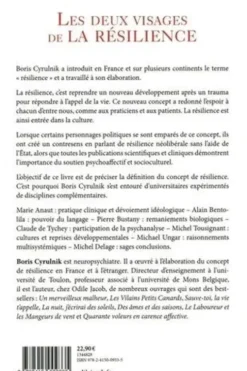 Les deux visages de la résilience. Contre la récupération d'un concept, Boris Cyrulnik