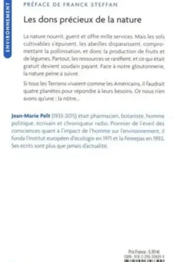 Les dons précieux de la nature, Jean-Marie Pelt