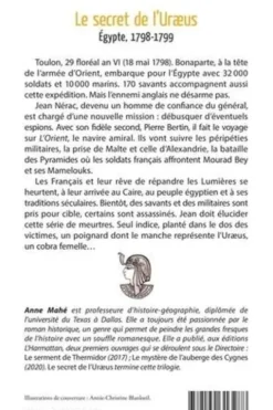 Le secret de l'Uraeus. Egypte, 1798-1799, Anne Mahé
