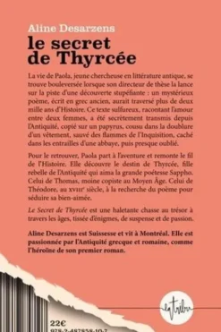 Le secret de Thyrcée, Aline Desarzens