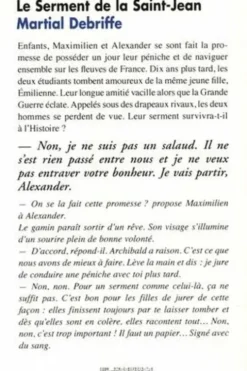 Le serment de la Saint-Jean, Martial Debriffe