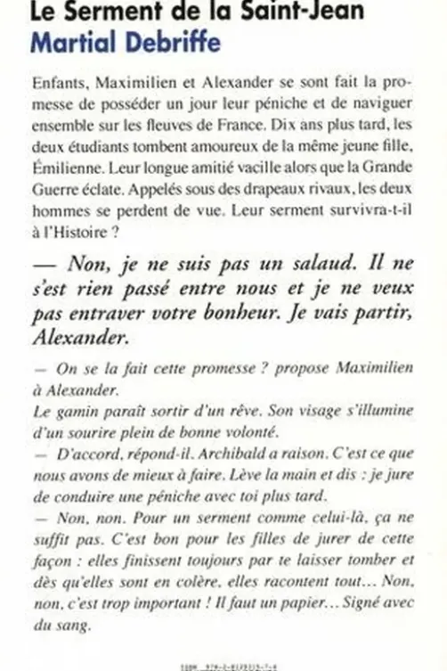 Le serment de la Saint-Jean, Martial Debriffe