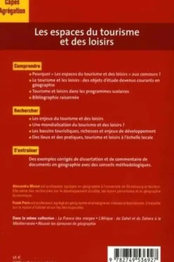 Les espaces du tourisme et des loisirs, Alexandra Monot