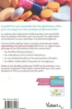 Les génériques pour l'infirmier de A à Z. 2e édition, Elodie Cuvelier