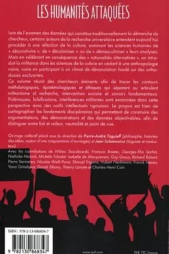 Les humanités attaquées. Discours militants et sciences de la culture, Jean Szlamowicz