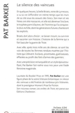 Le silence des vaincues, Pat Barker