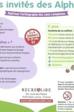Les invités des Alphas CP-CE1. Jeu sur l'orthographe des sons complexes, Claude Huguenin
