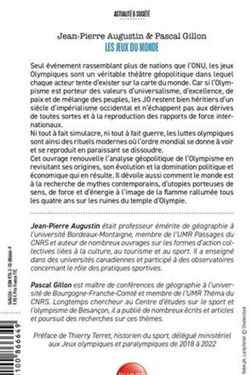 Les jeux du monde, Jean-Pierre Augustin