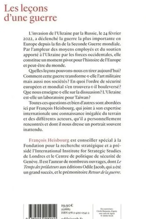 Les leçons d'une guerre, François Heisbourg