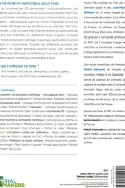 Les machines à commande numérique. Découpeuses, fraiseuses, imprimantes 3D, Jean-Michel Molenaar