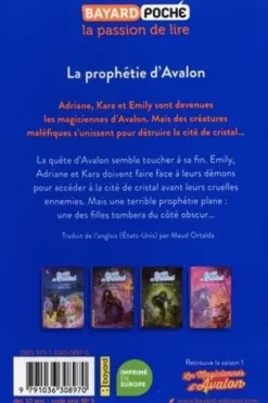 Les magiciennes d'Avalon saison 2, La cité de cristal Tome 5 : La prophétie d'Avalon, Rachel Roberts