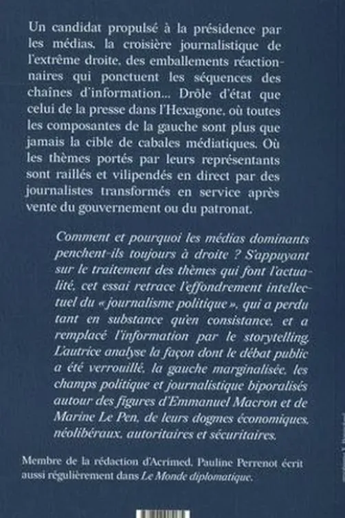 Les médias contre la gauche, Pauline Perrenot