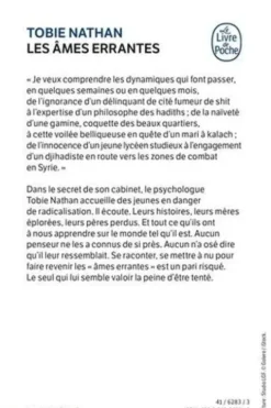 Les âmes errantes, Tobie Nathan