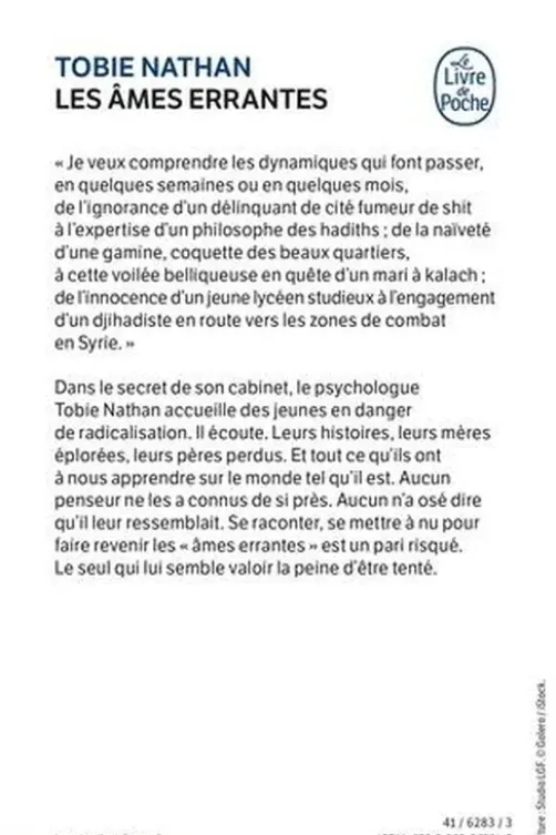 Les âmes errantes, Tobie Nathan