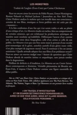 Les Monstres. Séparer l'oeuvre de l'artiste ?, Claire Dederer