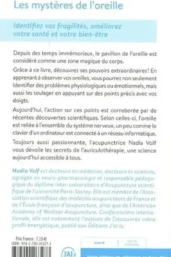 Les mystères de l'oreille. Identifiez vos fragilités, améliorez votre santé et votre bien-être, Nadia Volf