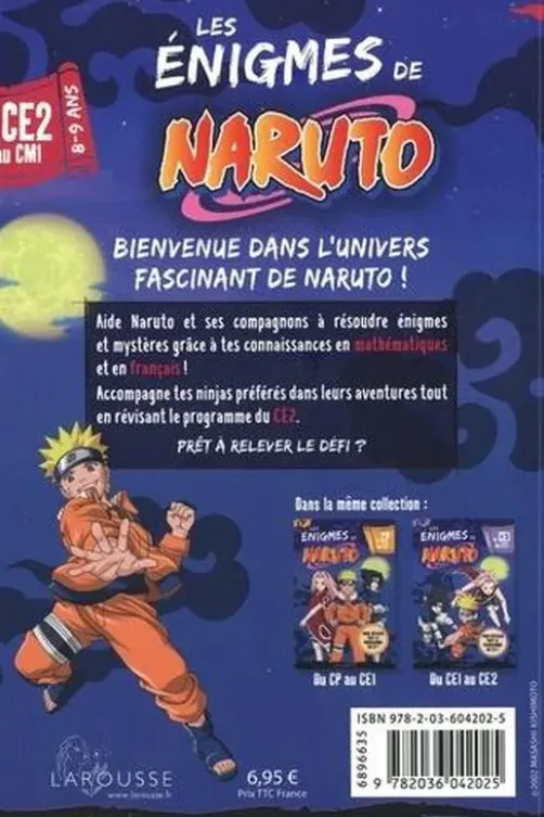 Les énigmes de Naruto du CE2 au CM1, François Lecellier