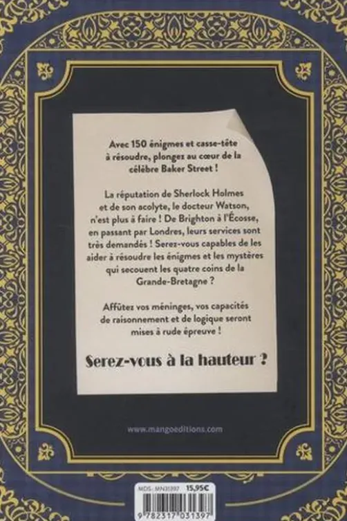 Les énigmes de Sherlock Holmes, Yann Caudal