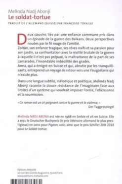 Le soldat-tortue, Melinda Nadj Abonji