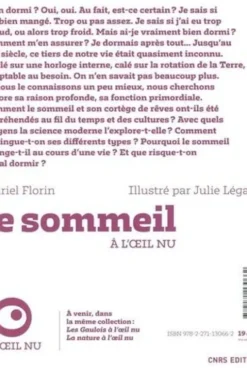 Le sommeil à l'oeil nu, Muriel Florin