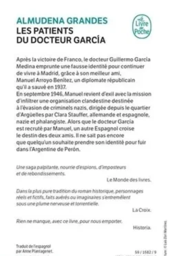 Les patients du Docteur Garcia, Almudena Grandes