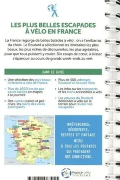 Les plus belles escapades à vélo en France, Le Routard