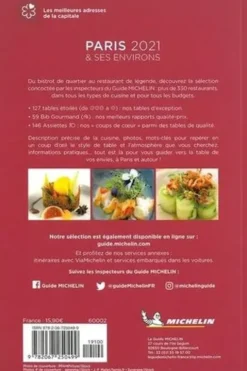 Les plus belles tables de Paris & ses environs. Le guide Michelin, Edition 2021