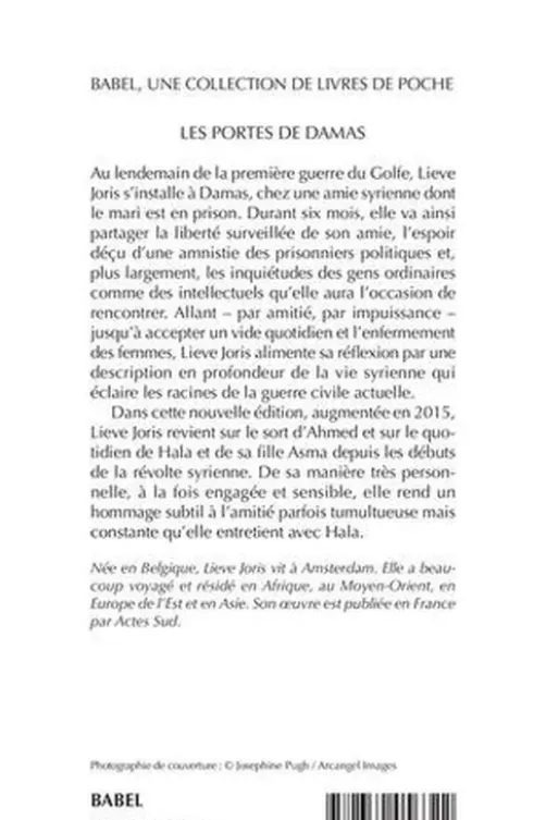 Les portes de Damas, Lieve Joris
