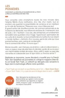 Les possédés. Comment la nouvelle oligarchie de la tech a pris le contrôle de nos vies, Lauren Boudard