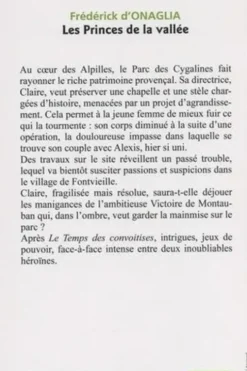 Les Princes de la vallée [EDITION EN GROS CARACTERES, Frédérick d' Onaglia