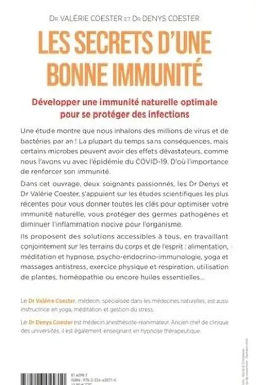 Les secrets d'une bonne immunité, Valérie Coester