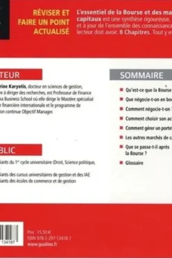 L'essentiel de la bourse et des marchés de capitaux. Edition 2021-2022, Catherine Karyotis