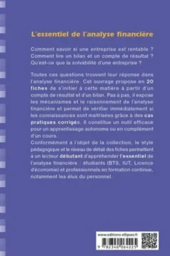 L'essentiel de l'analyse financière. Fiches de cours et cas pratiques corrigés, 3e édition, Claire-Agnès Gueutin