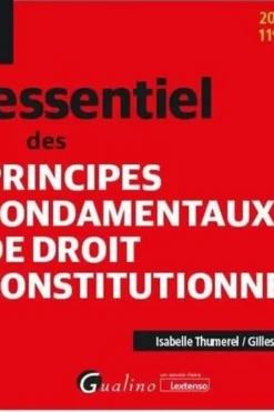 L'essentiel des principes fondamentaux de droit constitutionnel. Edition 2023-2024, Isabelle Thumerel
