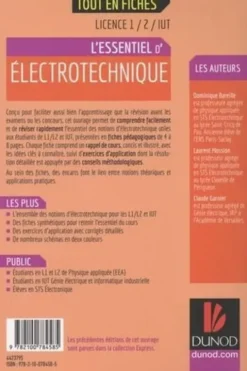 L'essentiel d'électrotechnique, Dominique Bareille