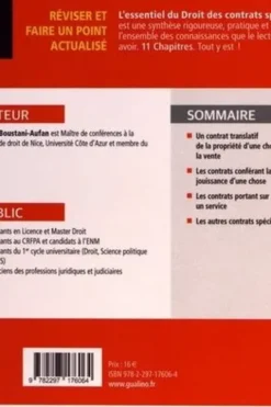 L'essentiel du droit des contrats spéciaux. Edition 2022-2023, Diane Boustani-Aufan