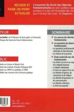 L'essentiel du droit des libertés fondamentales. Edition 2022-2023, Vanessa Barbé