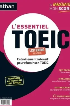 L'essentiel TOEIC. Reading ; Listening, Edition 2020, Paul Leitch