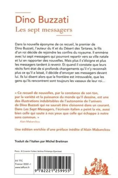 Les sept messagers, Dino Buzzati