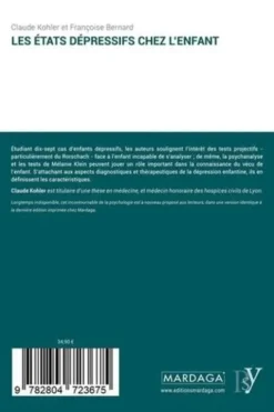 Les états dépressifs chez l'enfant, Claude Kohler