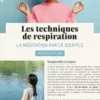 Les techniques de respiration. La méditation par le souffle, Céleste Gustin