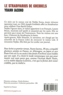Le Stradivarius de Goebbels, Yoann Iacono