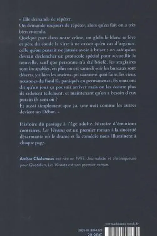 Les vivants, Ambre Chalumeau