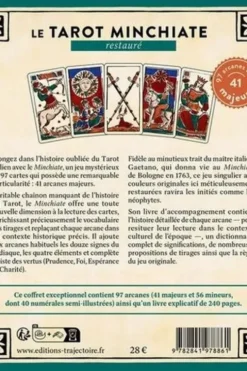 Le Tarot Minchiate restauré. Un jeu de 97 arcanes et son livre détaillé, Emmanuelle Iger