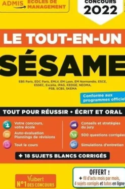 Le tout-en-un Sésame. Edition 2022, Anne-Marie Bonnerot