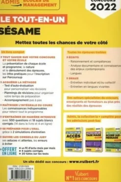 Le tout-en-un Sésame. Edition 2022, Anne-Marie Bonnerot