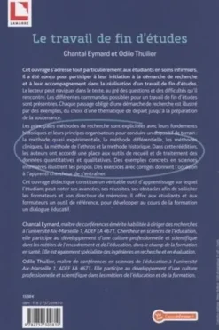 Le travail de fin d'études. S'initier à la recherche en soins infirmiers, 3e édition, Chantal Eymard