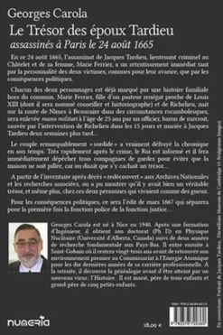 Le Trésor des époux Tardieu, assassinés à Paris le 24 août 1665, Georges Carola