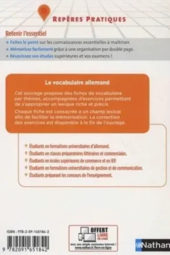 Le vocabulaire allemand, Brigitte Benhamou